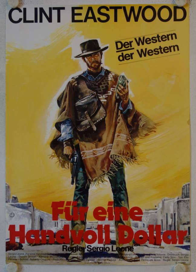 A Fistful of Dollars re-release german movie poster